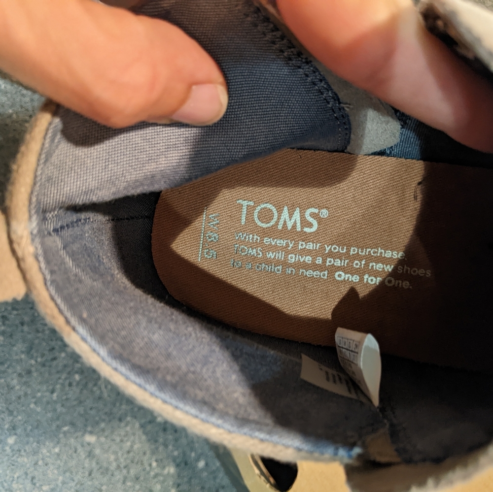 Toms grey Deia suede wool booties 8.5 - Picture 6 of 9